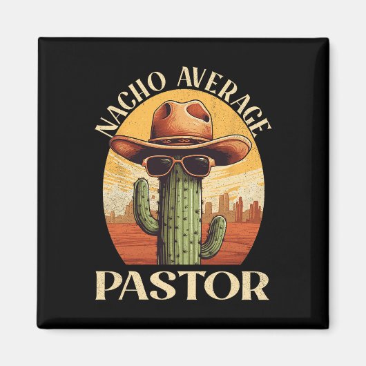 Aimant Pasteur moyen Cinco De Mayo Mexicain Fête des Père (Devant)