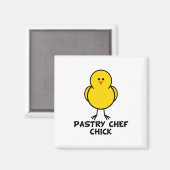 Aimant Pastry Chef Chick (Recto/Verso)
