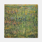 Aimant Pasture en fleurs par Vincent van Gogh (Devant)