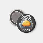Aimant Patate de Canapé Drôle (Recto/Verso)