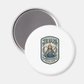 Aimant Patch brodé Jésus Regardez Patch brodé Jésus (Recto/Verso)