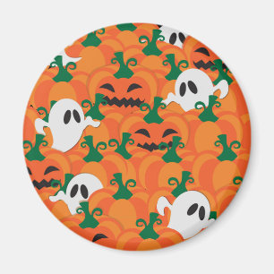 Aimant Patch Citrouille Haunted Halloween Ghosts