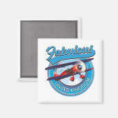 Aimant Patch de voyage au Royaume-Uni fabuleux. (Recto/Verso)