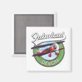 Aimant Patch de voyage fabuleux Devon. (Recto/Verso)