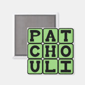 Aimant Patchouli, Huile Hippie (Recto/Verso)