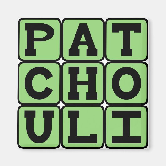 Aimant Patchouli, Huile Hippie (Devant)
