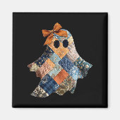Aimant Patchwork Quilter Fall Ghost Bow Bloc Autum (Devant)