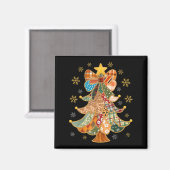 Aimant Patchwork Xmas Coquette Bow Lace Joyeux brillant C (Recto/Verso)