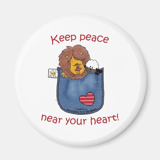 Aimant Pâtes de poche Lion et Lamb (Devant)