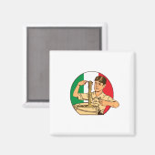 Aimant Pâtes italiennes (Recto/Verso)