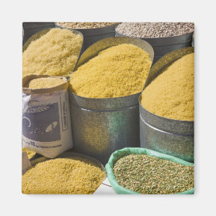 Aimant Pâtes sèches et haricots à vendre, Marrakech, 2