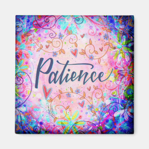 Aimant Patience Plutôt Amusante Colorée Inspiribilité Flo