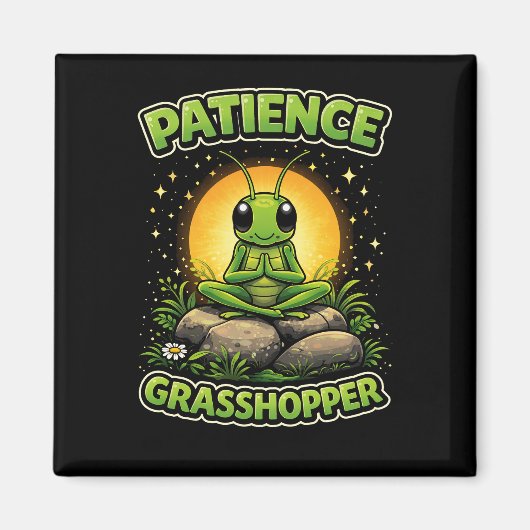 Aimant Patience Sauterelle (Devant)