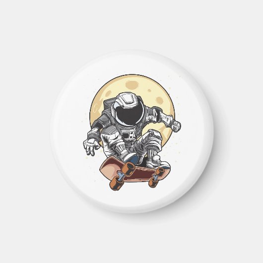 Aimant Patin Astronaute (Devant)