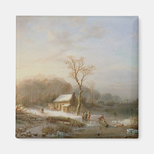 Aimant Patinage, 19ème siècle (Devant)