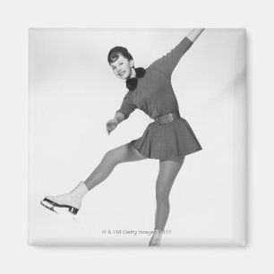 Aimant Patinage artistique de femme