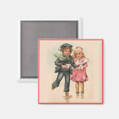 Aimant Patinage de Noël (Recto/Verso)