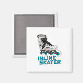 Aimant Patinage en ligne (Recto/Verso)
