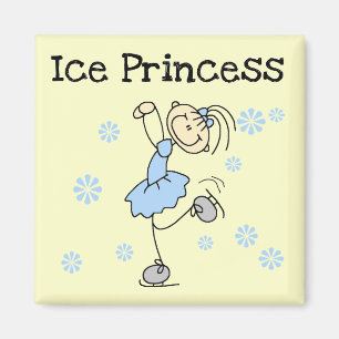 Aimant Patinage sur glace Princess Tshirts et cadeaux