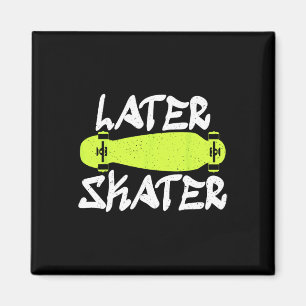 Aimant Patineur plus tardif Skateboardeur
