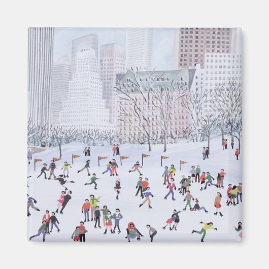 Aimant Patinoire Central Park New York 1994 (Devant)