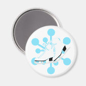 Aimant Patins sur glace (Recto/Verso)