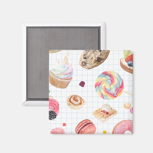 Aimant Pâtisseries (Recto/Verso)