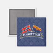 Aimant Patrimoine Markestad (Recto/Verso)