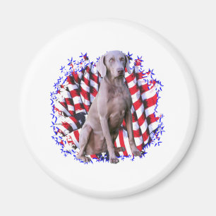 Aimant Patriot de Weimaraner