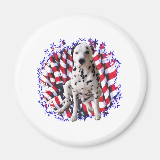 Aimant Patriote dalmate (Devant)