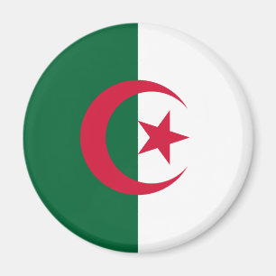 Aimant Patriotic Algerian Flag