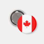 Aimant Patriotic National Flag of Canada (Recto/Verso)