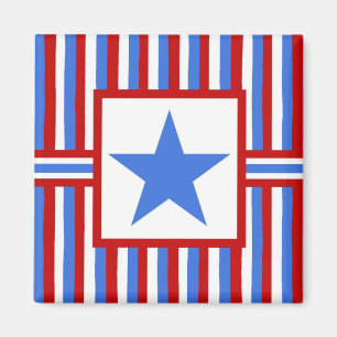 Aimant patriotique américain d'art populaire
