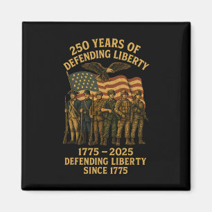 Aimant Patriotique Armée États-Unis Défilé Militaire 250e