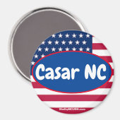 Aimant patriotique Casar NC (Recto/Verso)