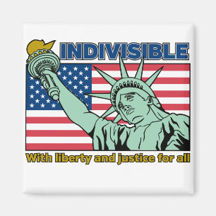 Aimant Patriotique-indivisible-Liberté et Justice pour to