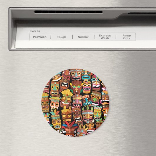 Aimant Pattern de Tiki (In Situ (Lave-vaisselle))