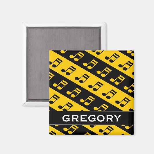 Aimant Patters de Black & Yellow (Recto/Verso)