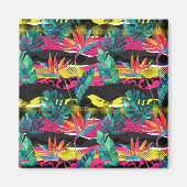 Aimant Patters de texture tropicale (Devant)