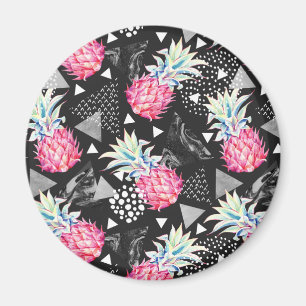 Aimant Patters de Textured Triangle Pineapple