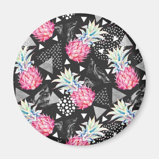 Aimant Patters de Textured Triangle Pineapple (Devant)