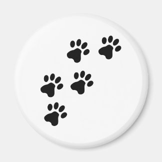 Aimant pattes de chien mignonne noire