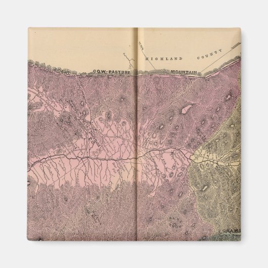 Aimant Pâturages, comté d'Augusta (Devant)