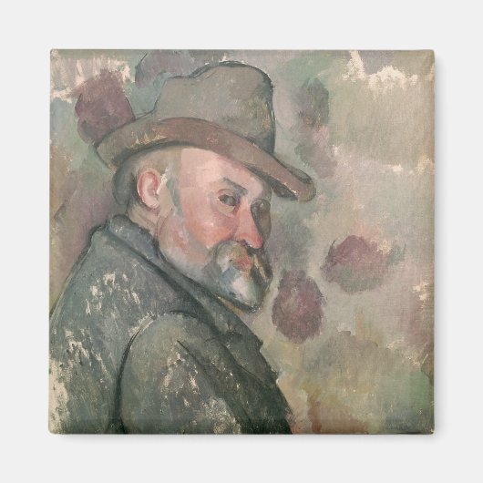 Aimant Paul Cezanne | Autoportrait, 1890-94 (Devant)