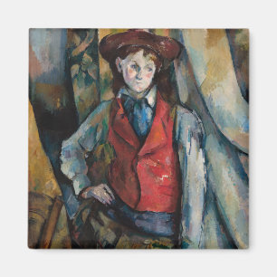 Aimant Paul Cezanne - Boy in the Red Vest