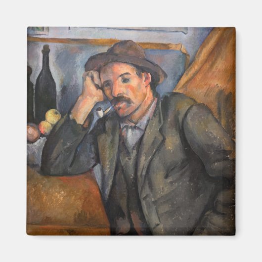 Aimant Paul Cezanne - Fumeur (Devant)