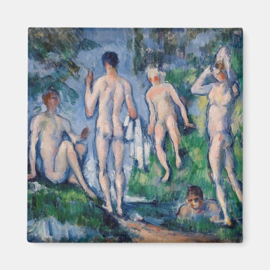 Aimant Paul Cezanne - Groupe de baigneurs (Devant)