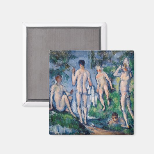 Aimant Paul Cezanne - Groupe des Bathères (Recto/Verso)