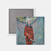 Aimant Paul Cezanne - Harlequin (Recto/Verso)