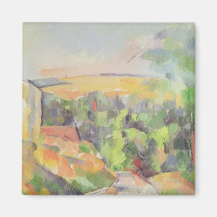 Aimant Paul Cezanne la courbure dans la route, 1900-06
